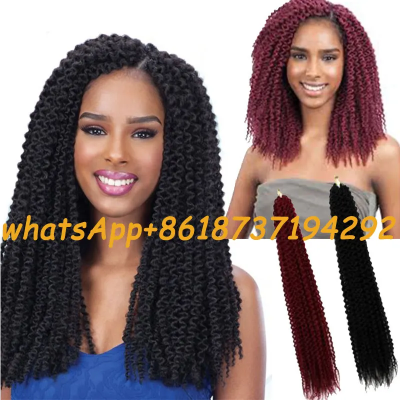 22 Island Twist Havana Kinky Curly Twist Fiber Synthetic Crochet