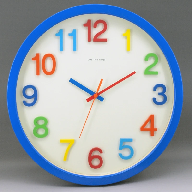 Colorful Decorative Round Kids Room Wall Clock Buy Kids Room Wall