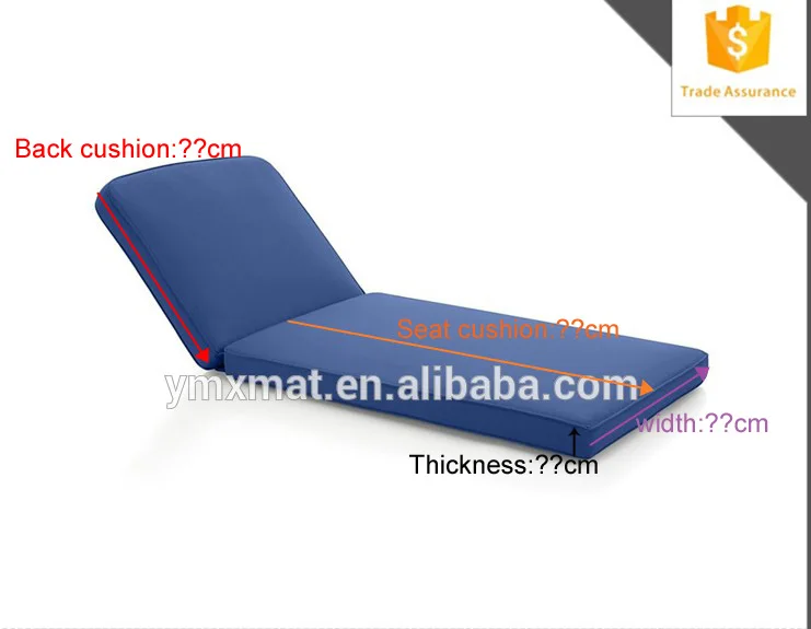Beach Lounge Chair Cushion