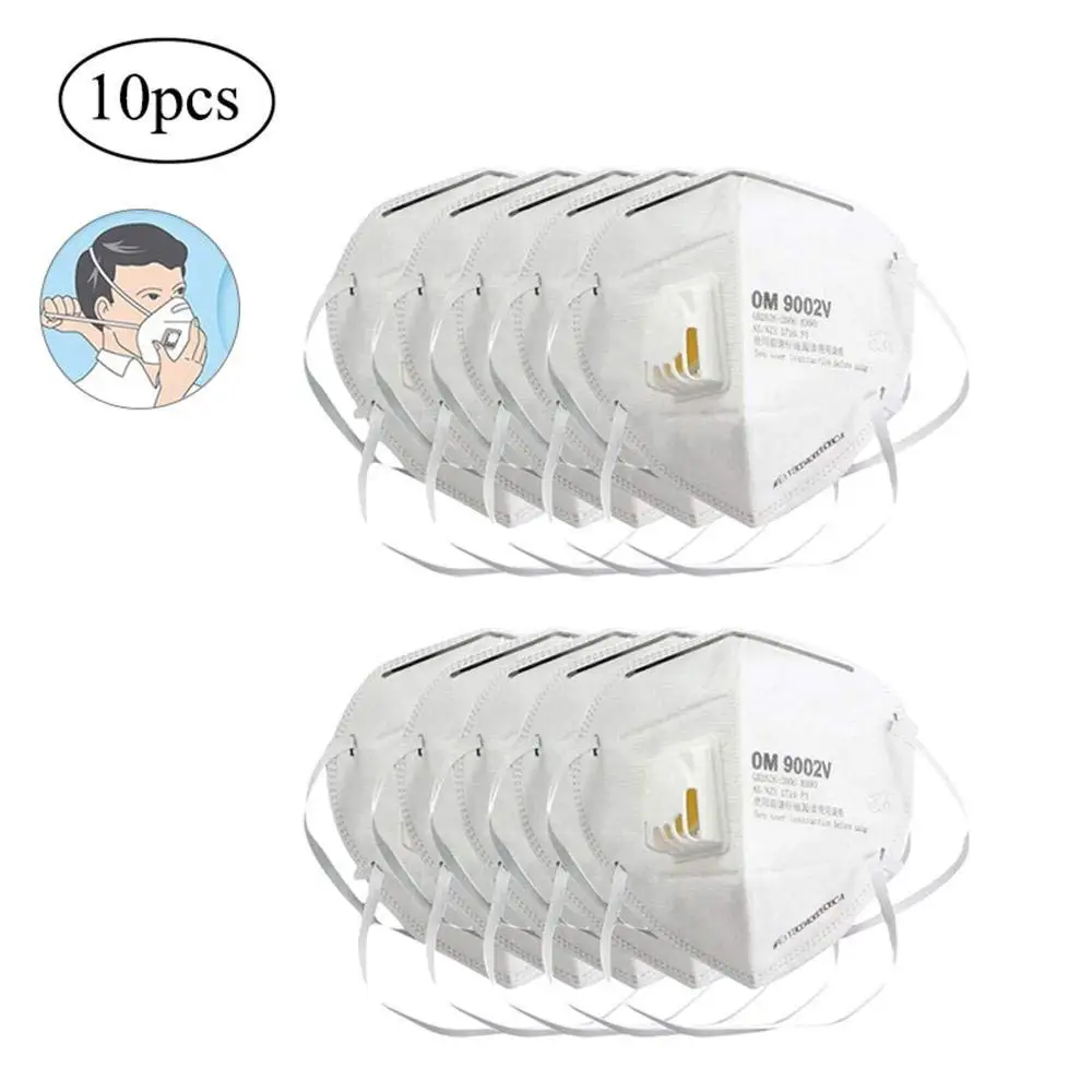 Aolvo Anti Pollution Pm2.5 Mask Anti-smog - with Metal Nose Clip & Exhalation Valve - Pollution Mask Pm2.5