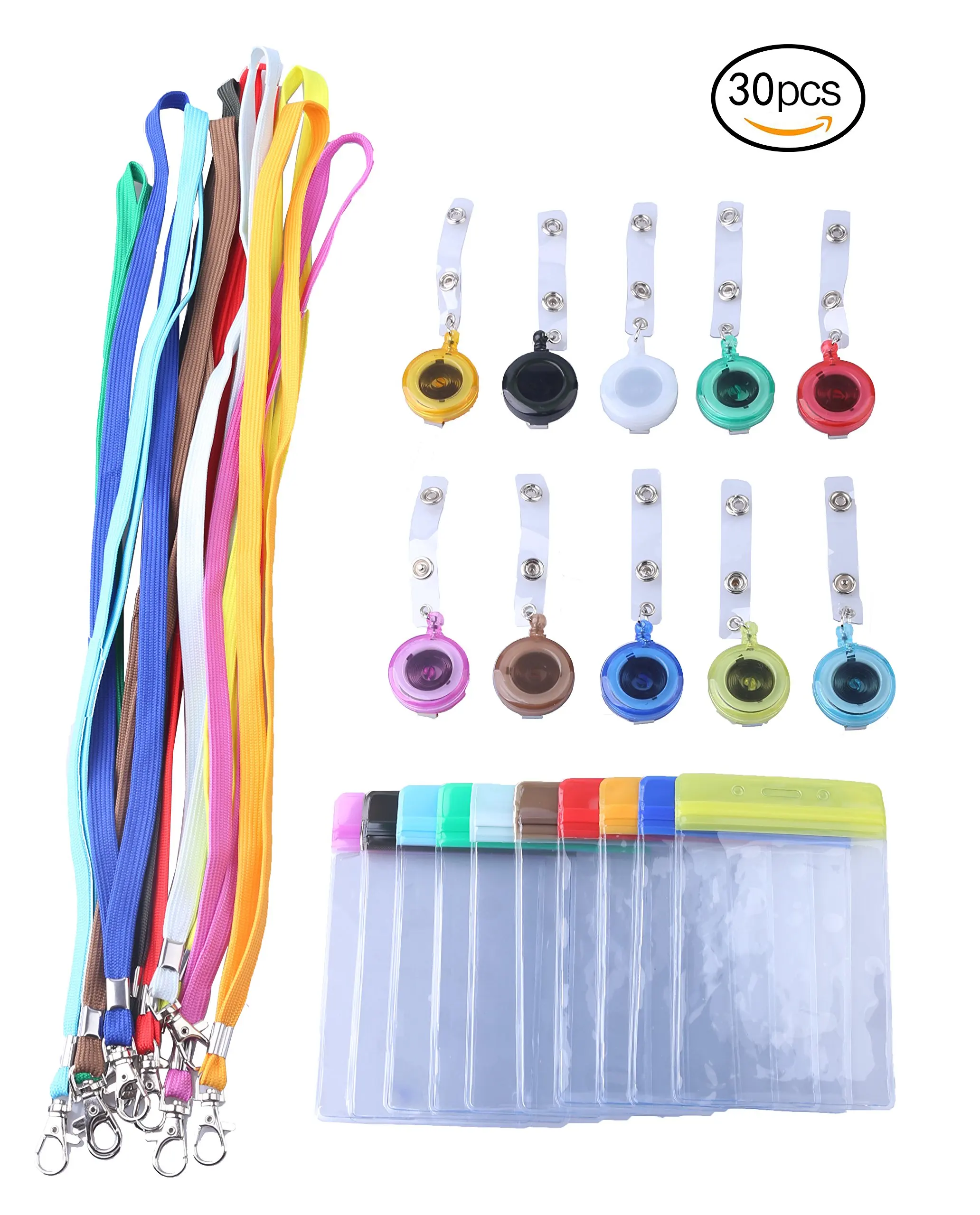 Badge Holder EXC Reelstrap Adjustable Retractable Id Lanyard