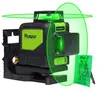Self-Leveling Levelsure 902CG Green Beam 360-Degree Cross Line Laser Level Magnetic Pivoting Base Included