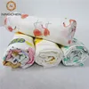 Elinfant cotton burp cloth reusable and washable baby bath towel custom design muslin swaddle blanket cotton printing blanket