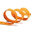 White elastic tape for garments /shoes knitted elastic webbing with hole