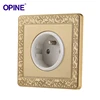 Super september deals French Standard Household 16A Grounded Outlet Plug Standard Power Outlet Socket