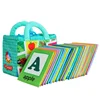 26 Letters Cloth Card with Cloth Bag Early Education Toy post card learning resources