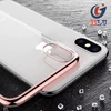 Manufacturer bulk transparent case soft for iphone xs TPU cover electroplate