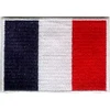 custom France Nation Flag embroidered patches no limit quantity