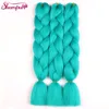 Sharopul brand synthetic fiber hair x-pression braiding hair with crochet in hair extensin for more beautiful