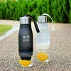 Wholesale Free sample fruit Lemon sports Water Bottle Private Label 650ML Lemon H2O Plastic Fruit Infuser Water Bottle