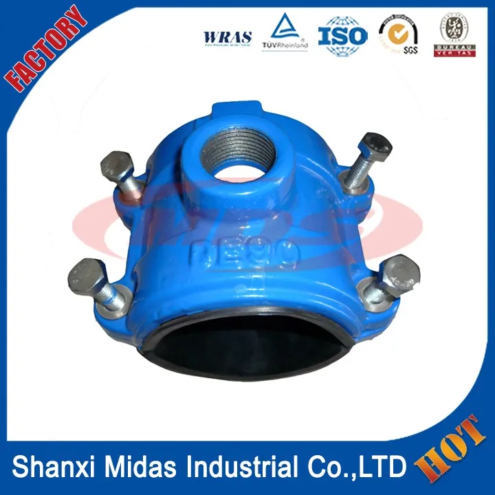 Cast Iron 250mm Pipe Saddle Clamp For Pvc Pipe/ Pe Pipe Buy Cast Iron Saddle Clamp,250mm Pipe