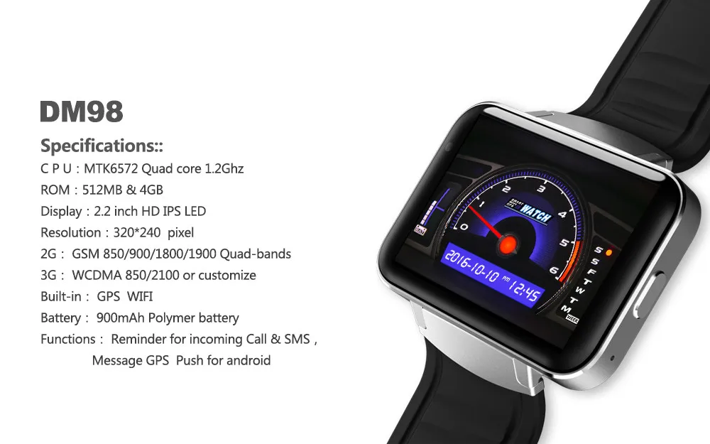 smartwatch 2 inch screen