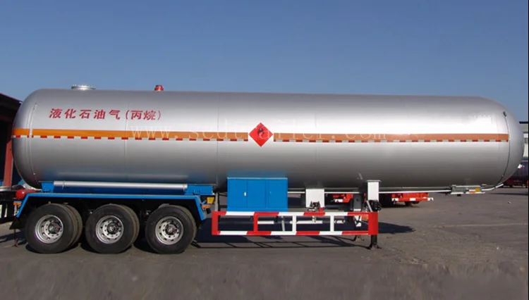 3轴 lpg 丙烷储罐半挂车