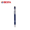 Beifa KB916807 Custom Printing Multi Function Retractable Stylus Pen Promotional Ball Point Pen With Logo