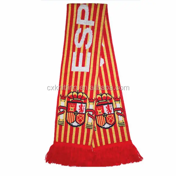 world cup 2014 champion winner sports scarf football team spain.jpg