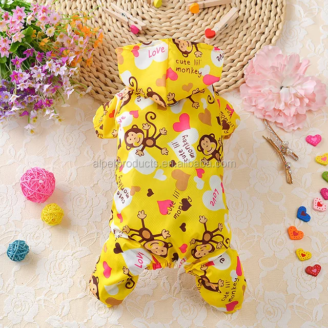 Lucu Kartun Monyet Hewan Peliharaan Jas Hujan Yg Tahan Hujan Jumpsuit Anjing Kecil Jas Hujan Buy Anjing Jas Hujan Kartun Monyet Anjing Jas Hujan Tahan Hujan Jas Hujan Anjing Product On Alibaba Com