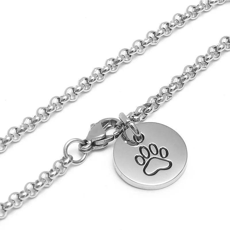 Stainless Steel Bracelet Jewelry Cat Dog Paw Print Animal Bracelets For Women Stainless Steel Bracelet Jewelry Cat Dog Paw Print Animal Bracelets For Women