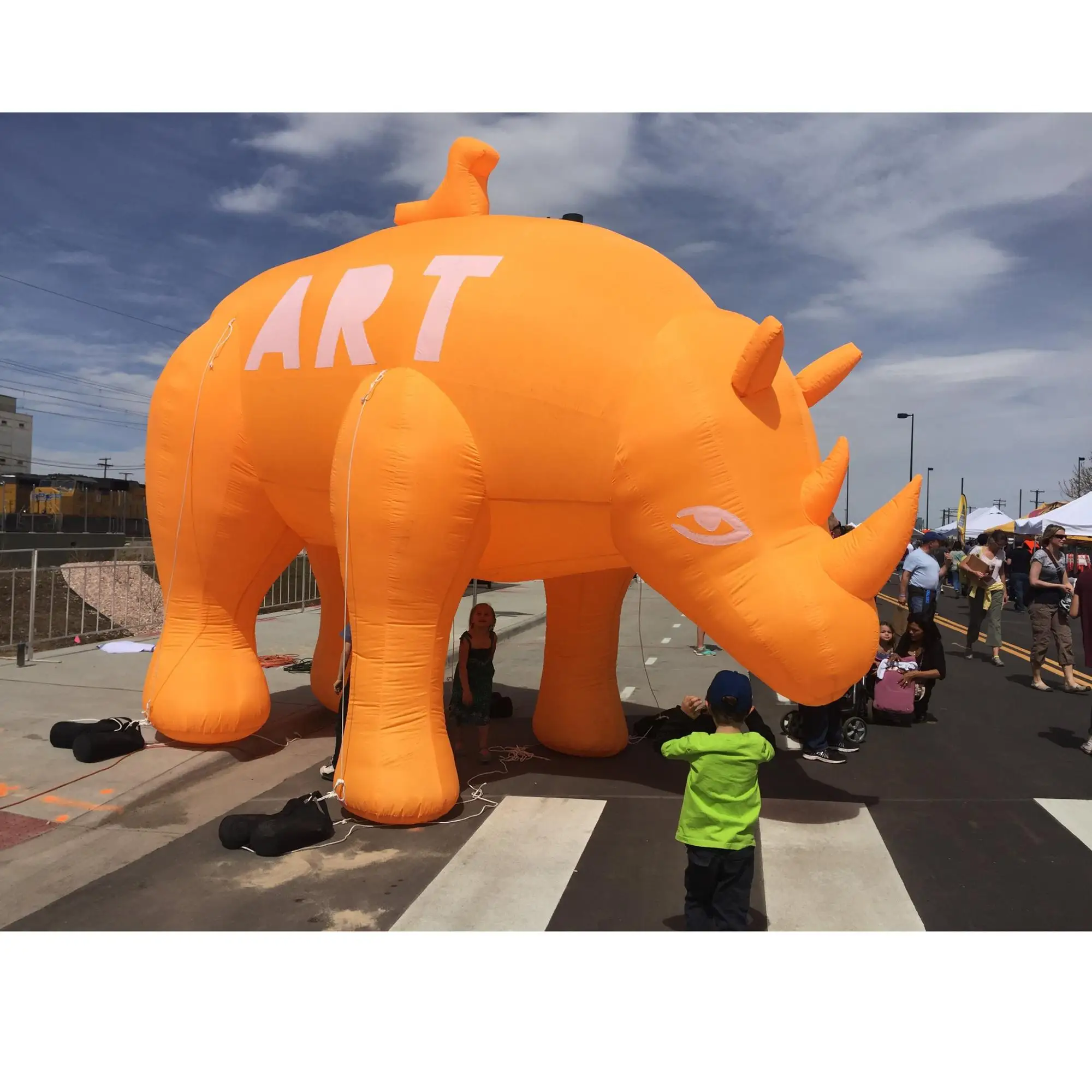 Caixin Custom Inflatable Rhinocerosinflatable Rhino For Advertising