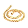 18k solid chunky gold necklace,solid copper chain jewelry