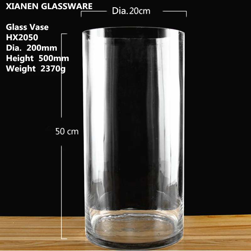 Hot Bulk Wholesale Clear Tall Flower Glass Vase For Home Decor Buy