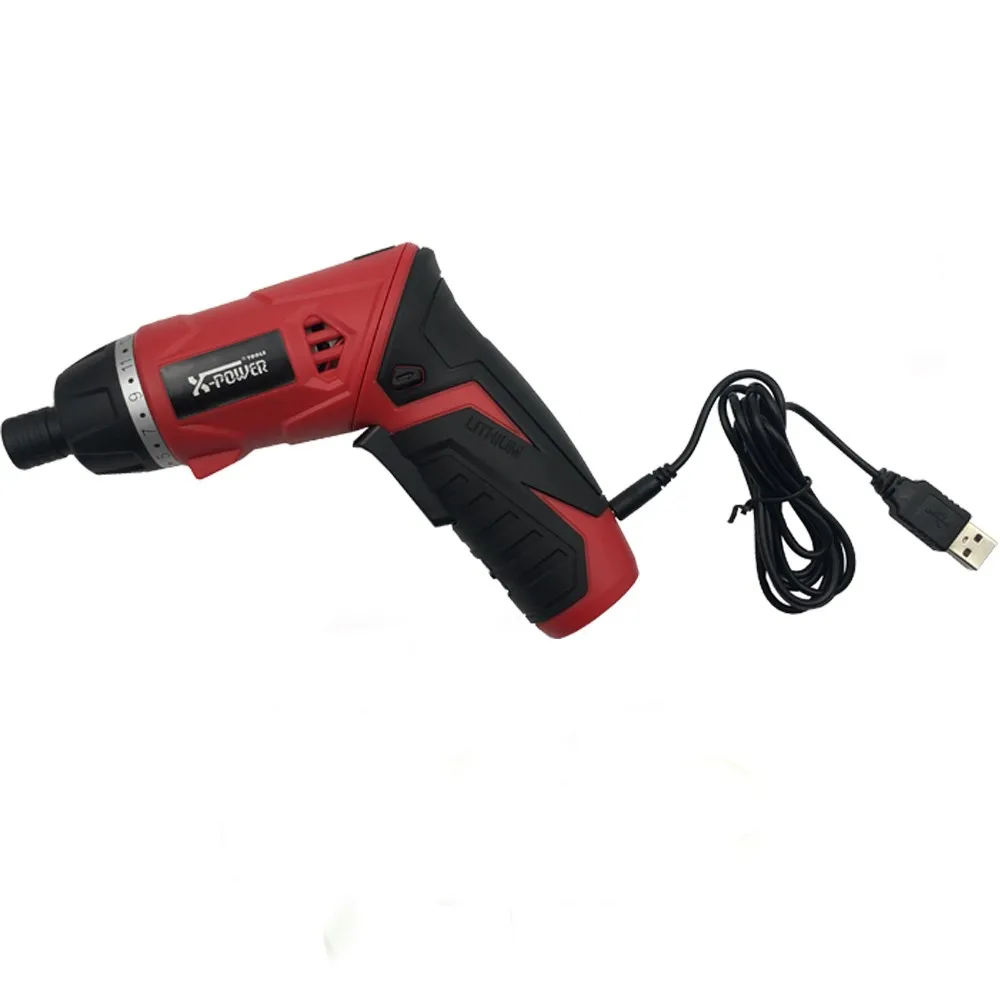 Kcs626p19pcs 3.6v Cordless Screwdriver With Usb Recharging Electric