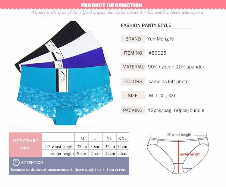 Yun Meng Ni Ultralight Sheer Lace Pretty Girls Sexy Seamless Underwear ...