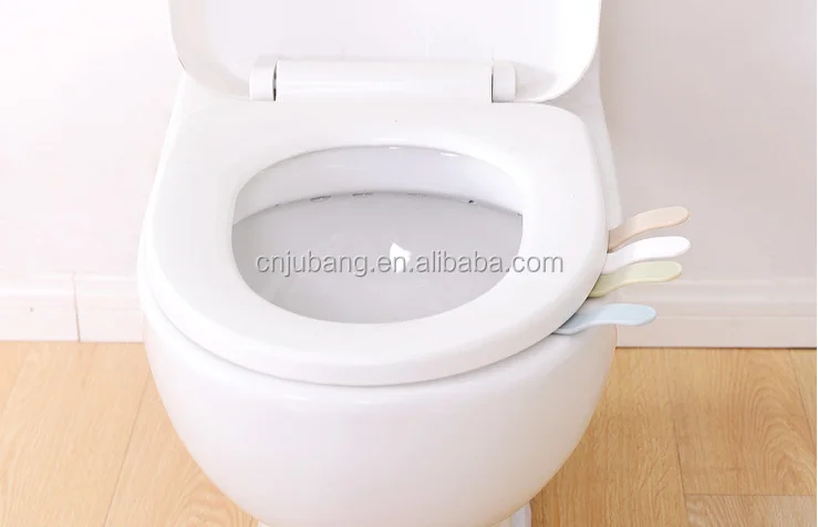Sanitary Toilet Seat Cover Lifter Toilet Bowl Seat Cover Lift Handle White SE 