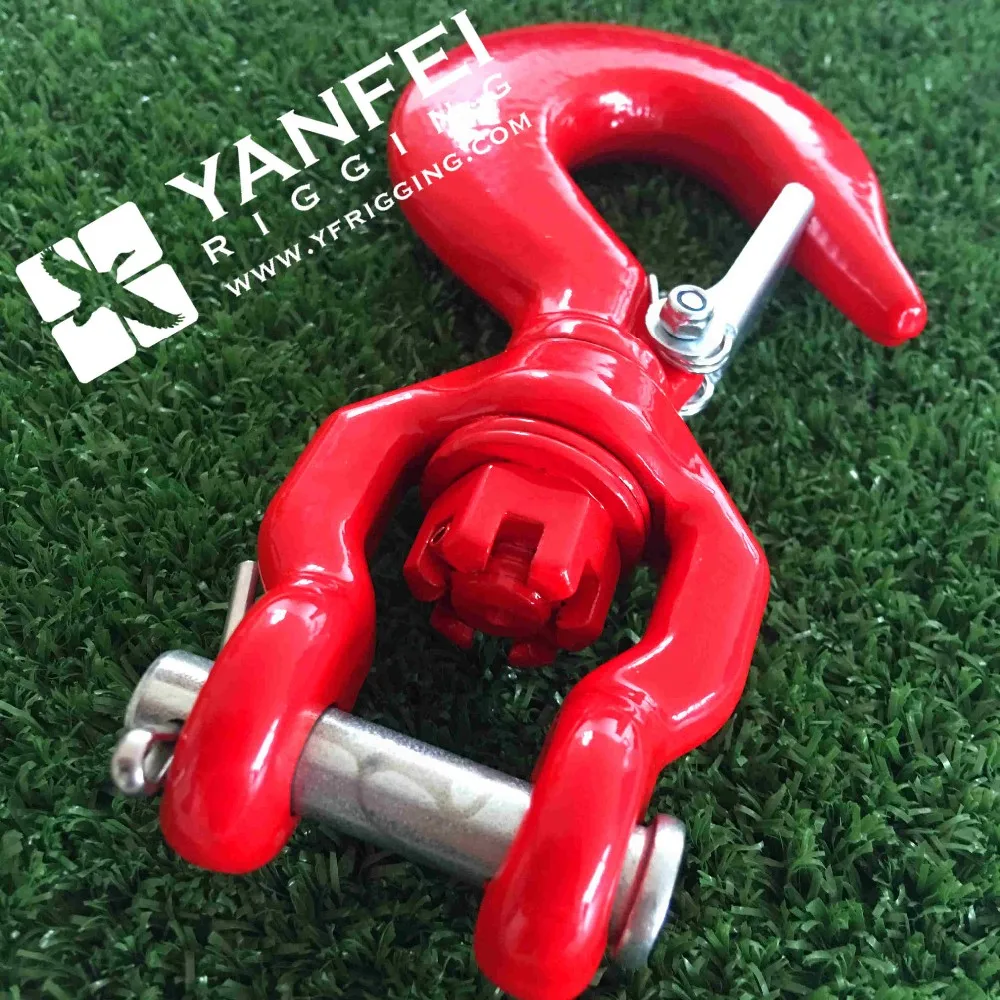 G80 Clevis Swivel Hook With Bearing For En8182 G80 Chain Buy Hook