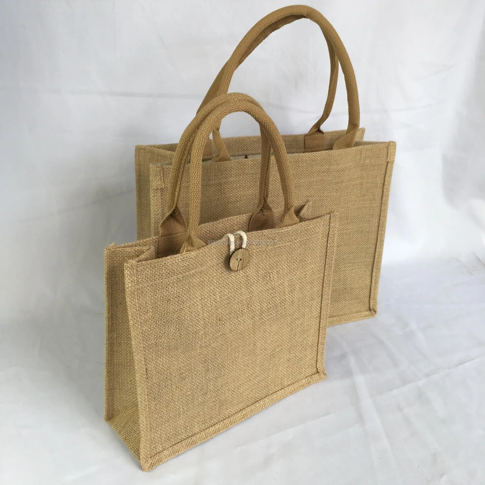 Wholesale Eco Friendly Custom Mini Natural Jute Tote Bags For Shopping And Promotion Buy Jute