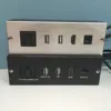 hotel room management system media aluminum panel socket /electrical socket panel mount