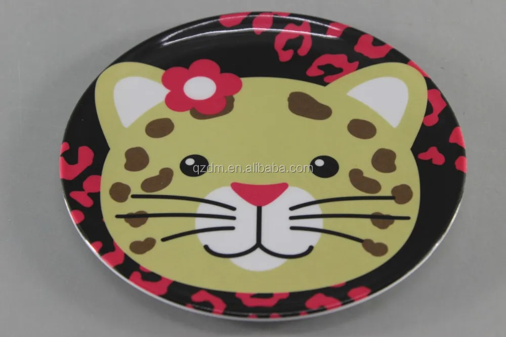 100% Melamine Baby Plate Custom Print kid's Dishes