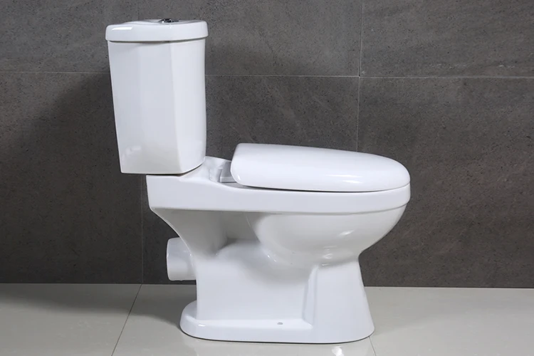 China supplier Twyford Two Piece P Trap For Africa cheap kenya color wc toilets bowl