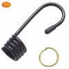 China supplier custom OEM strong elastic bungee cord hook, carbon steel bungee hooks