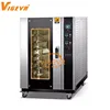 All Stainless Steel Digital Thermostat Auto Steam Hot Air Commercial Convection Electric Bread Bakery Oven with 10 Trays