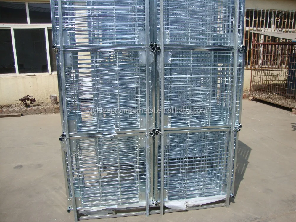 Folding Steel Roll Container Roll Cage Roll Pallets Goods Cart Metal