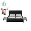Free Sample Super Bedroom Sets Round Leather King Size Bed