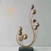 Guangzhou home decoration pieces luxury 3D frame art metal articles
