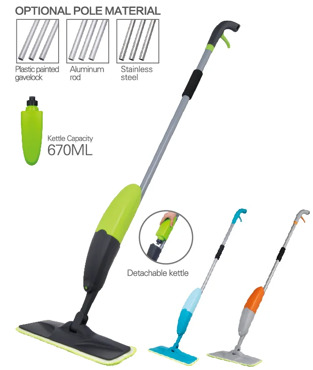 Amazon Popular Ecofriendly Microfiber Spray Mop/360 Floor Cleaning