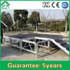 Aluminum mobile assembly stage,lighting portable event portable stage platform