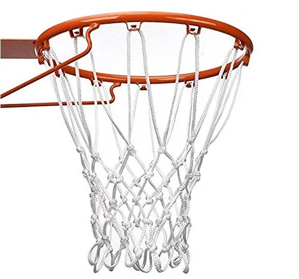 Basketball Accessories Custom White Basketball Net Nylon Basketball