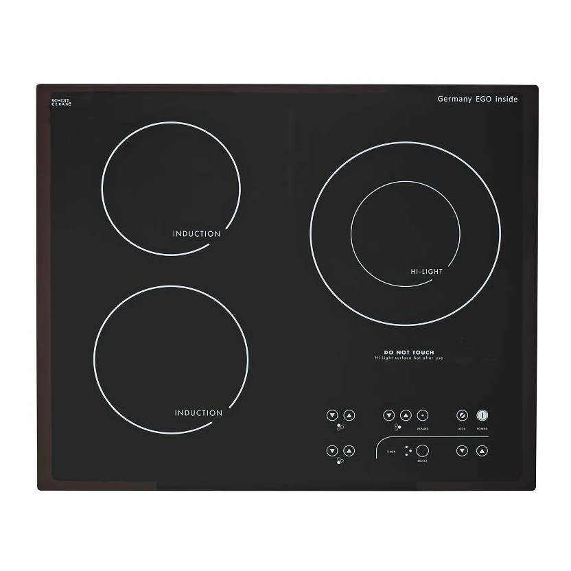 Best Kitchen Appliance 3 Burners Black Crystal Induction Stove Buy