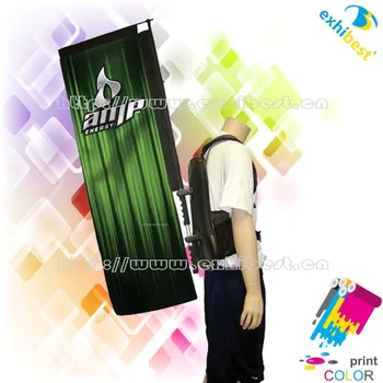 Rectangular Backpack Banner System Human Banner Same Frame 4