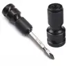 1Pc 1/4" Hex Shank Drill Chuck Conversion Kit Converter Impact Driver 1/2" Square Quick Change Adapter Converts Air Power Wrench