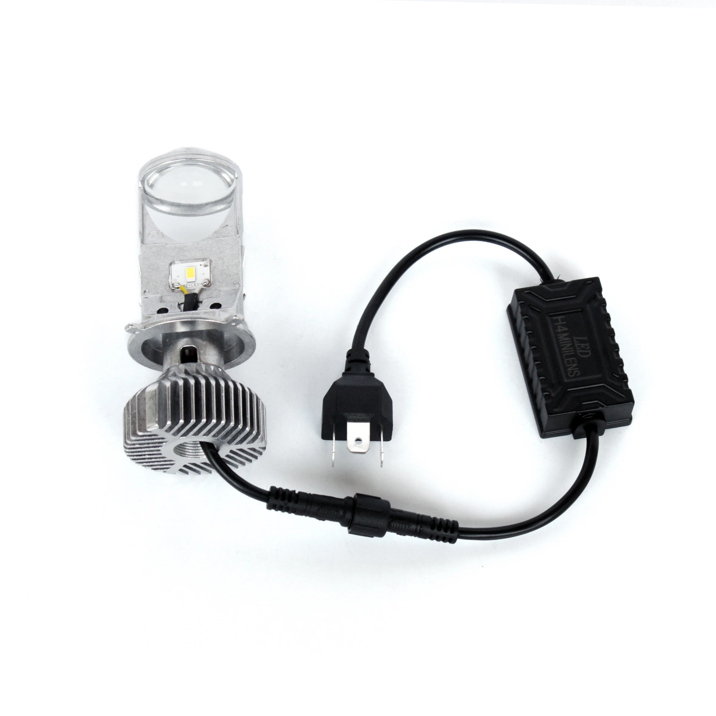 Matec Boorin H4 Led Lens Bulbs 5500k White 40w 4000lm Y6 Mini Projector