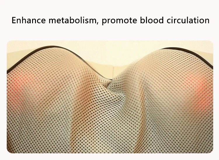 Shiatsu back shoulder neck massager with heating function