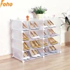 Plain color shoe storage cabinet can hold 24 pair shoes(FH-AW12810)