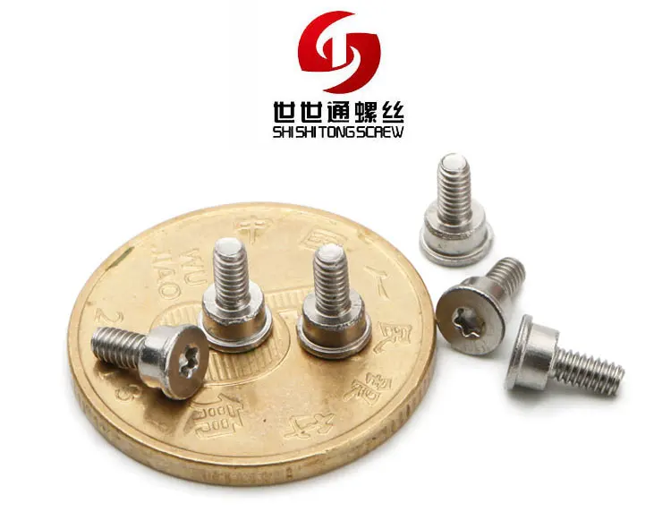 M2*4 Flat Thin Head Pivot 6lobe Torx Shoulder Step Tox Screw Buy
