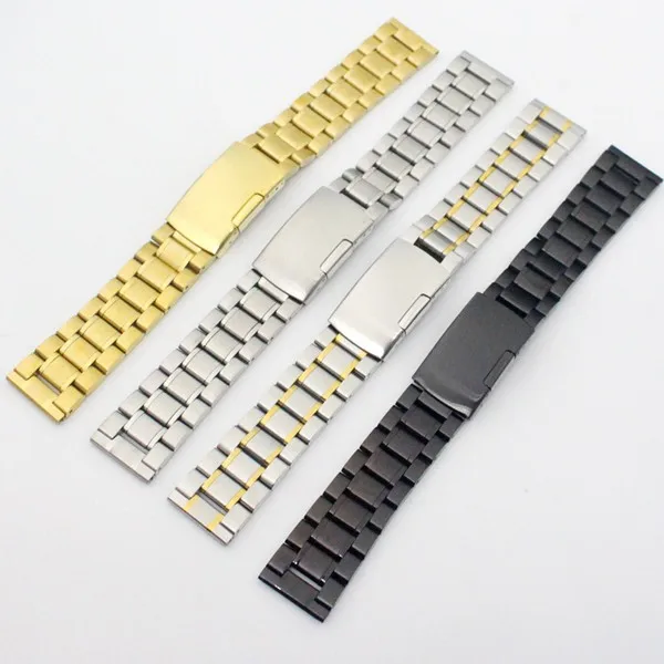 Pvd Metal Solid Gold Watch Bands Buy Gold Watch Bands,Watch Strap,Watch Accessories Product on