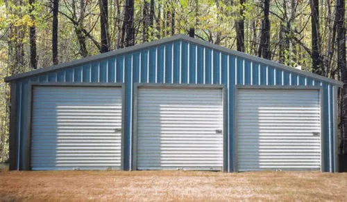 Precio más bajo de metal de acero garaje/gran taller de acero cobertizo