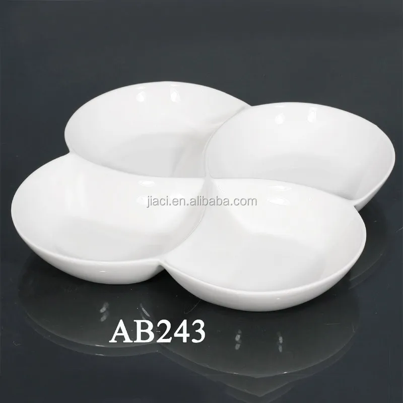 Ceramic Material And Porcelain Ceramic Type 5 Compartment Plates Buy